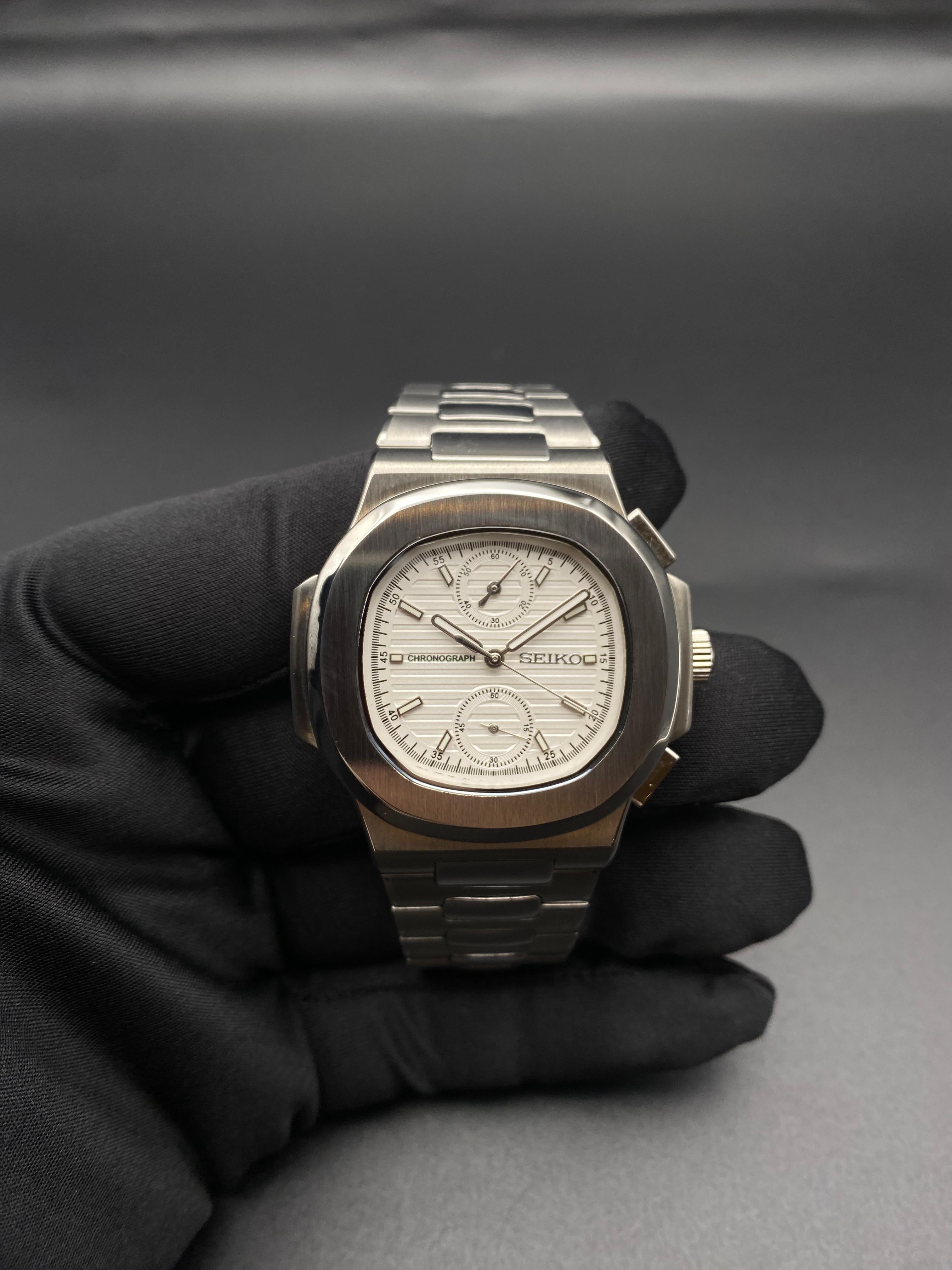 SEIKOLUS MOD CHRONO BLANC