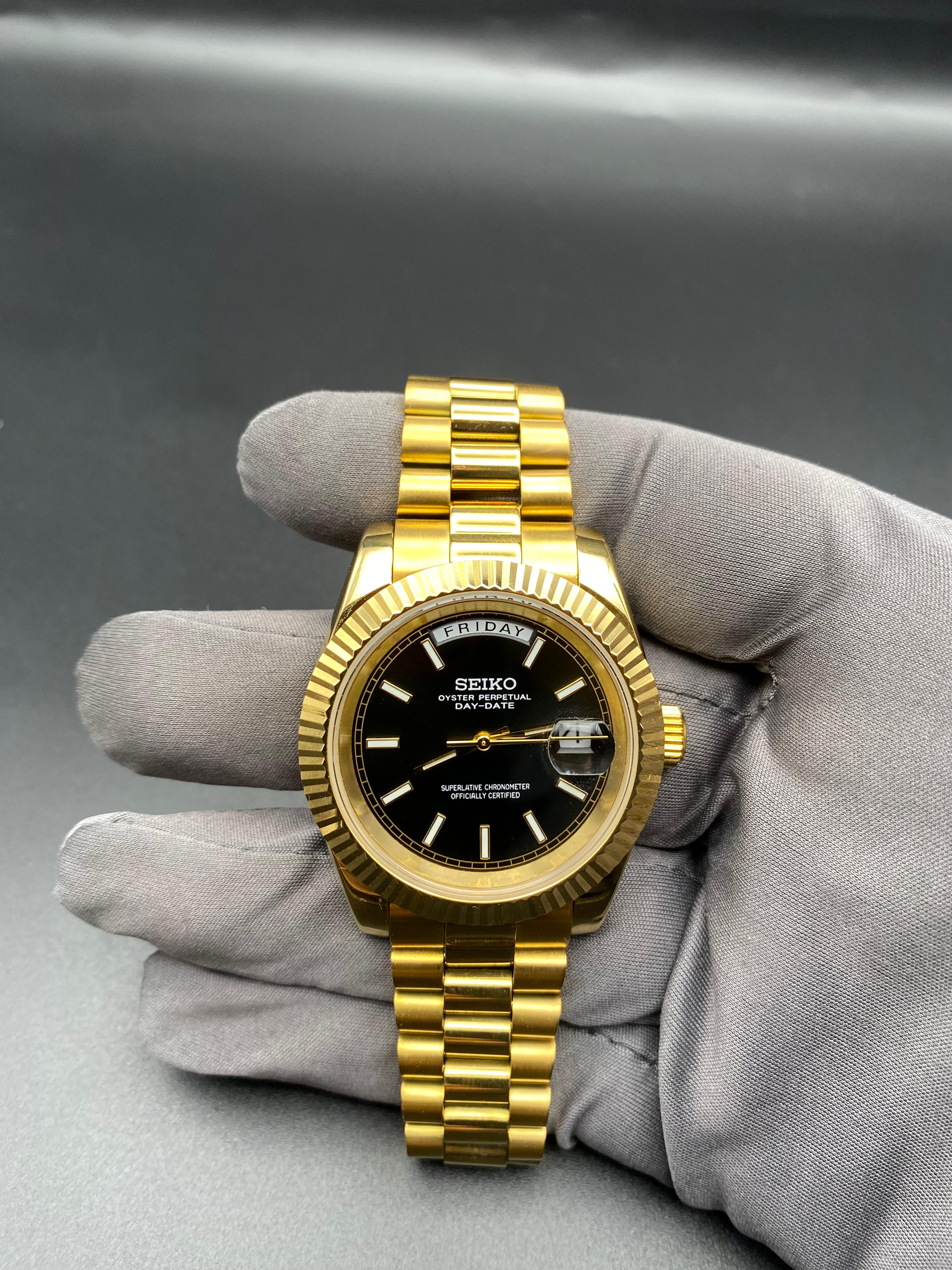 SEIKODATE MOD NOIR OR JAUNE