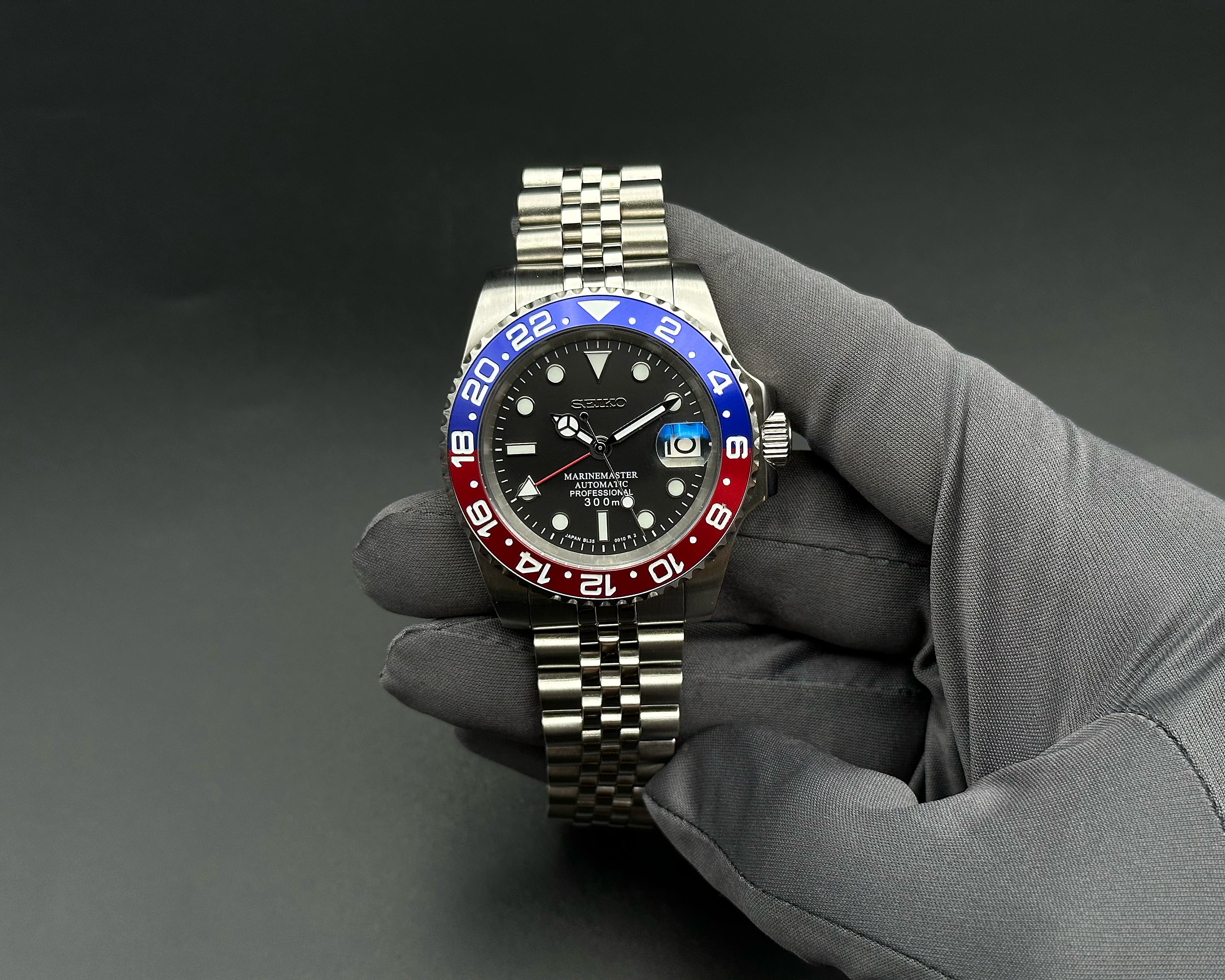 SEIKO MOD GMT PEPSI