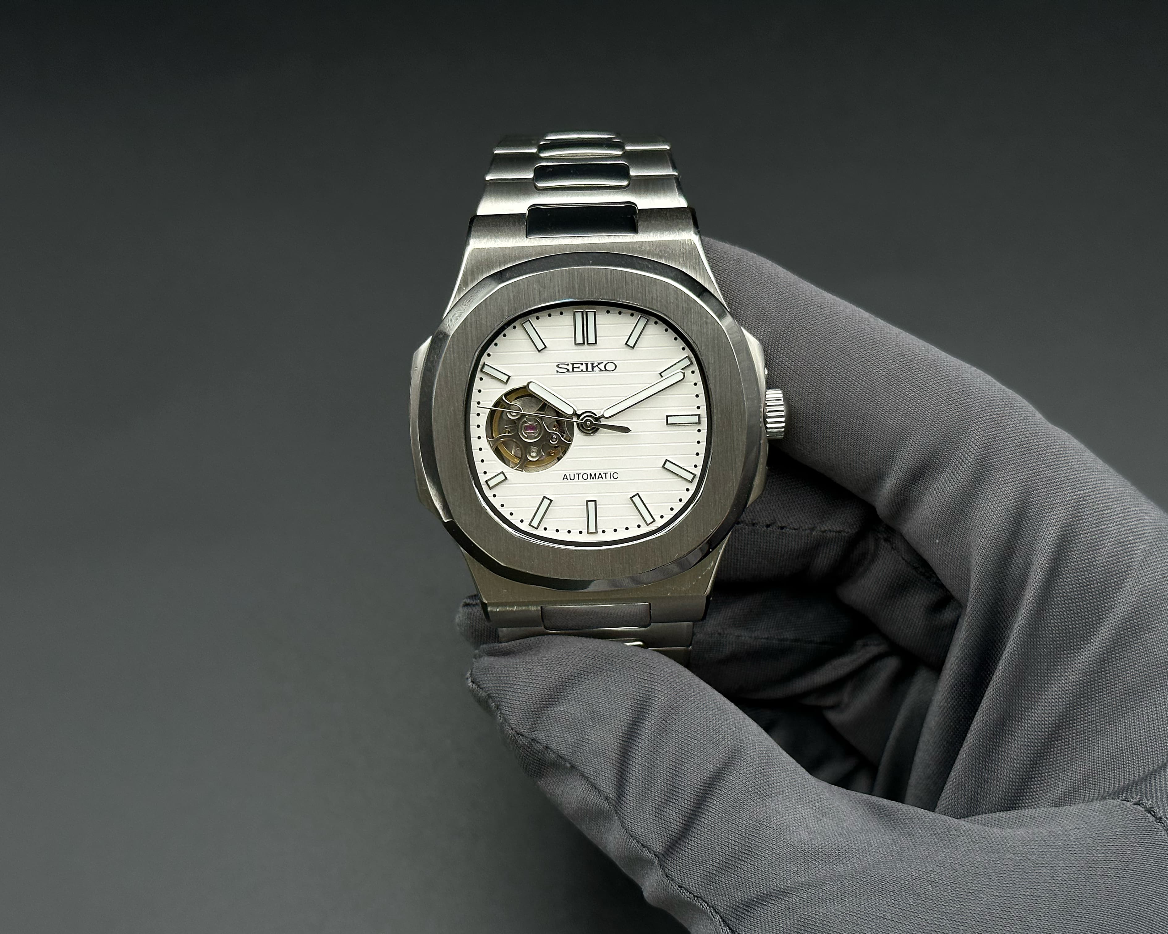 SEIKOLUS MOD BLANC OPEN HEART